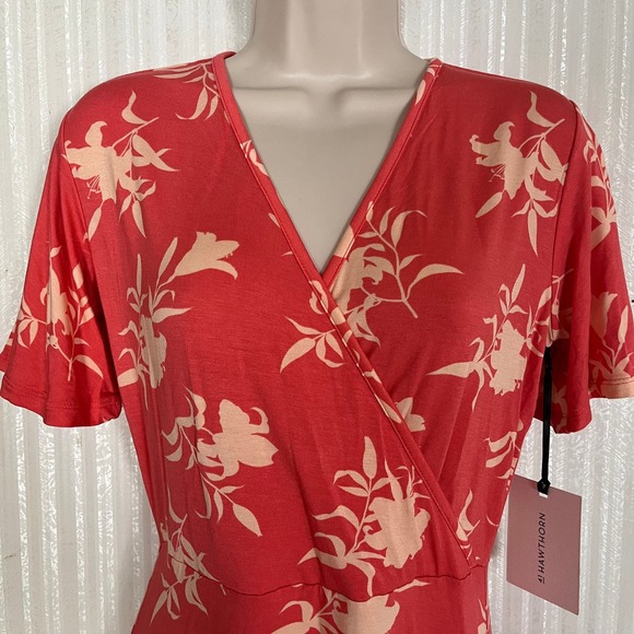 41 Hawthorn Red Floral Dress - Picture 2 of 4